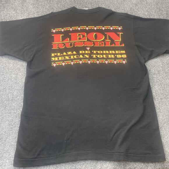 Vintage Leon Russell Tour Shirt 1994 Plaza de Toros XL Single Stitch VGC 90s - Picture 10 of 16
